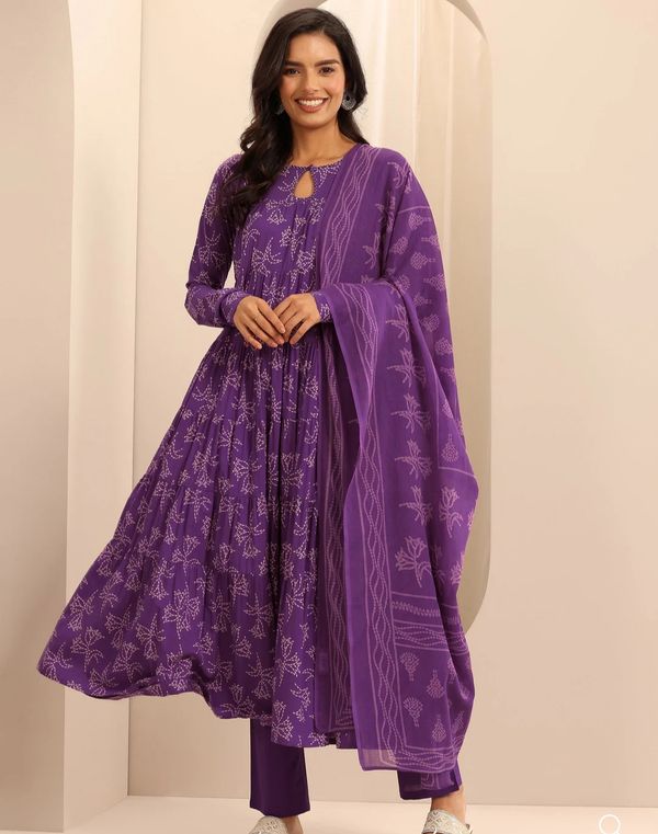 Premium Gawn Kurta Three Piece Set - Image 1