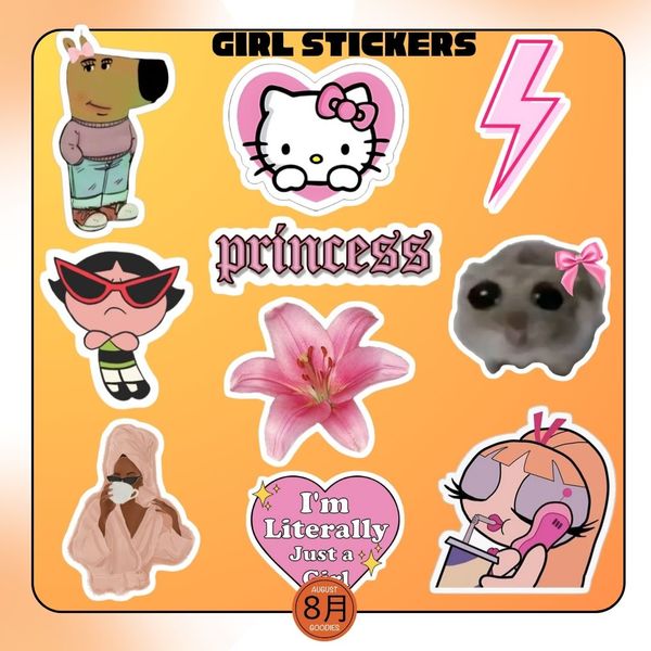 Girl sticker set 01