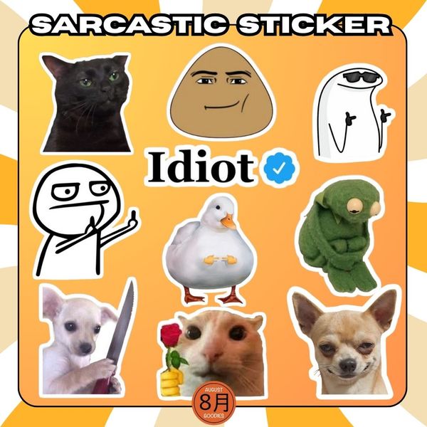 Sarcastic sticker set 02