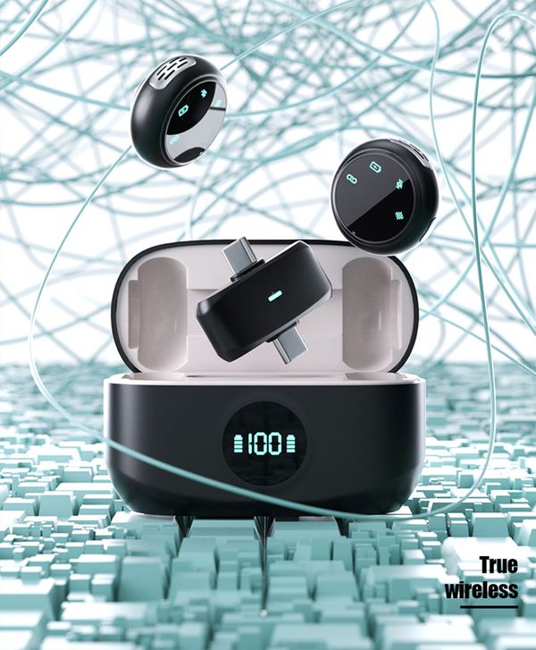 K31 Pro Professional Button Magnetic Lavalier Microphone