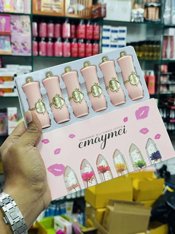 Emaymei Transparent Gelly Lipstick (6 piece )