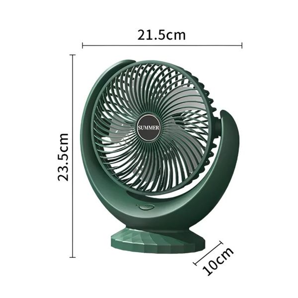 INDIANA IRF-881B Multifunctional Desktop Fan – Green