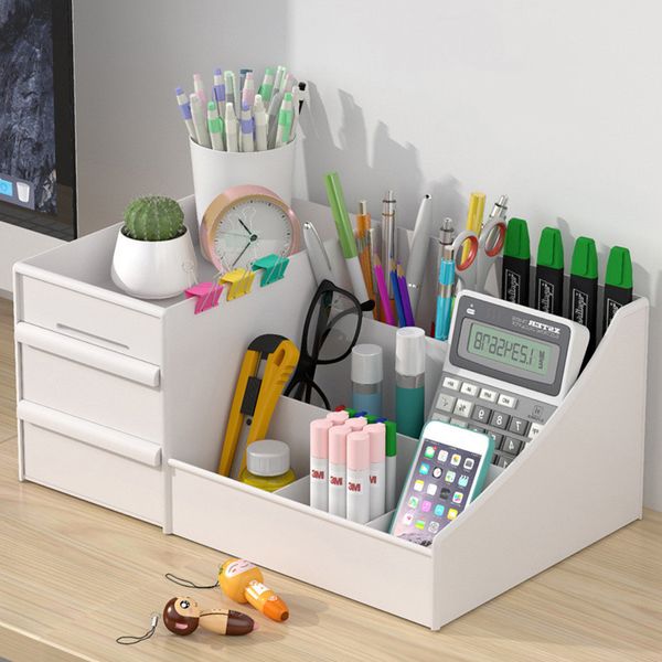 Plastic Cosmetic Drawer Container Makeup Organizer Box For Storage Make Up Jewelry Nail Holder Home Desktop Sundry Storage Case