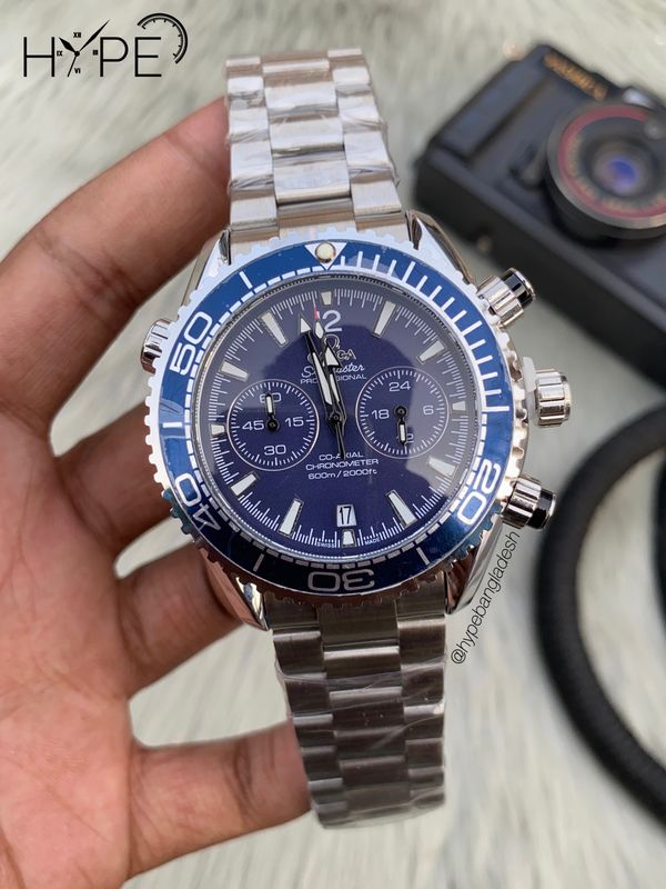 0mega chronograph (Blue)