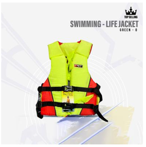 Swimming Life Jacket Green - Size 0