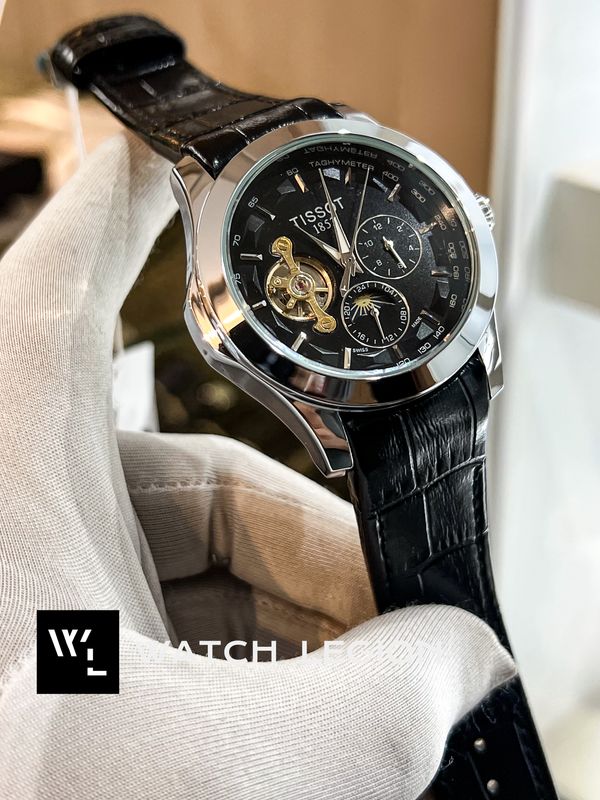 TISSOT AUTO CHRONO BLACK BELT BLACK DIAL