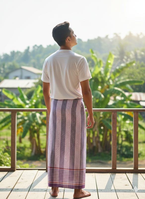 Cotton Lungi Classic Check Pattern Sirajganj Cotton Lungi: