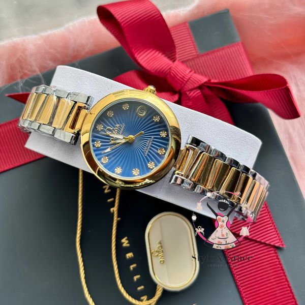 Omega || Wave Blue || Dual Tone || Gold Silver