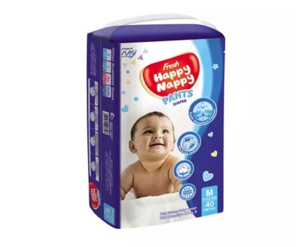 Fresh Happy Nappy Pant Diaper M (7- 12 kg) 40 pcs