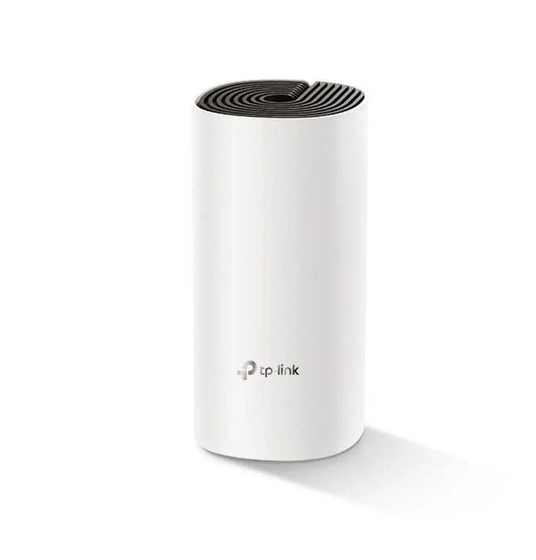 TP-Link Deco E4 (একক প্যাক) পুরো হোম মেশ ওয়াই-ফাই সিস্টেম AC1200 ডুয়াল-ব্যান্ড রাউটার । TP-Link Deco E4 (Single pack) Whole Home Mesh Wi-Fi System AC1200 Dual-band Router .