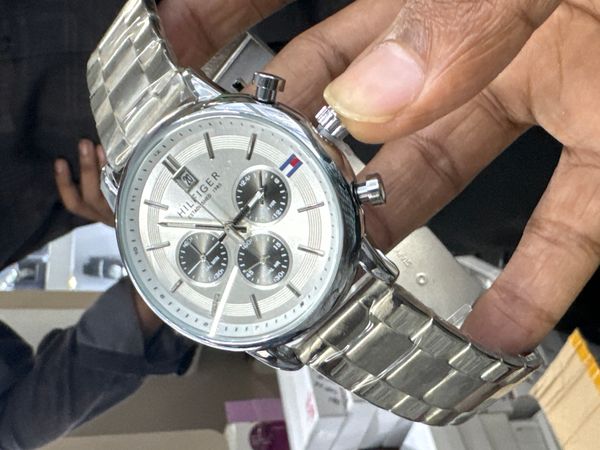 HILFIGER CH WHITE DIAL BLACK SUB