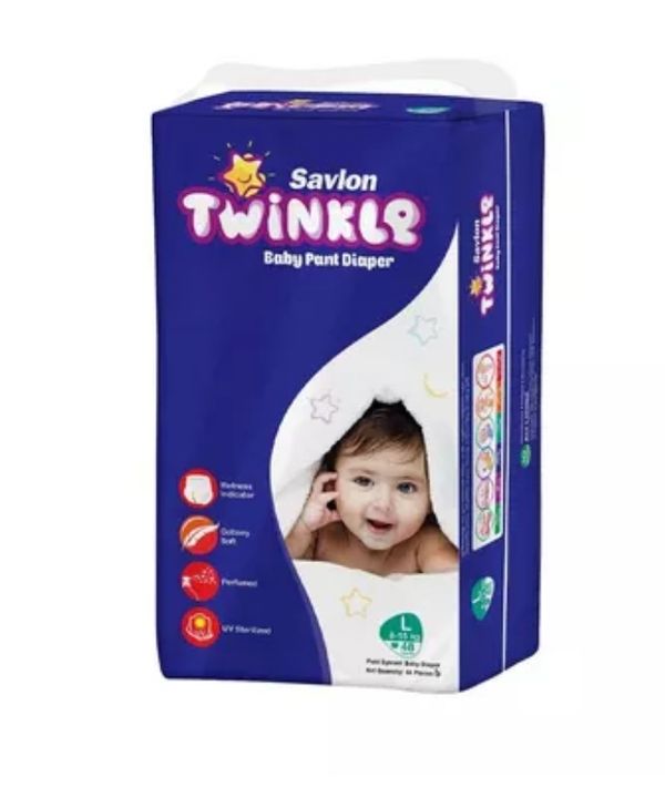 Savlon Twinkle Baby Pant Diaper L 8-15 kg 48 pcs