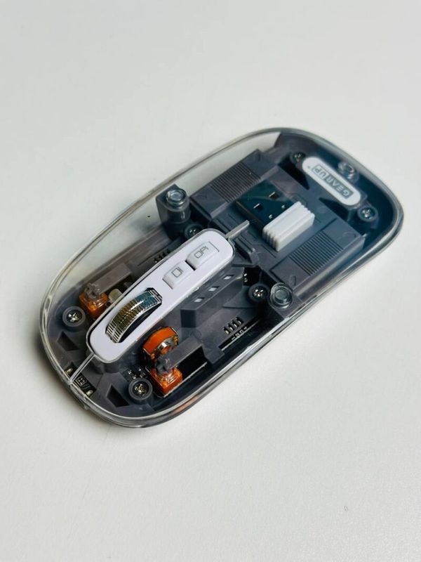 Transparent Bluetooth Magnetic Wireless Mouse