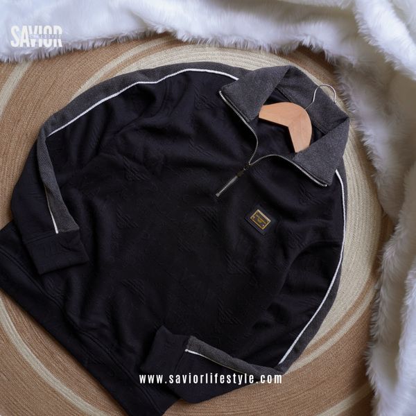 Night Black - Full Sleeve Winter Sweatshirt
