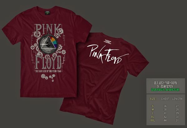 Pink Floyd 02 Maroon