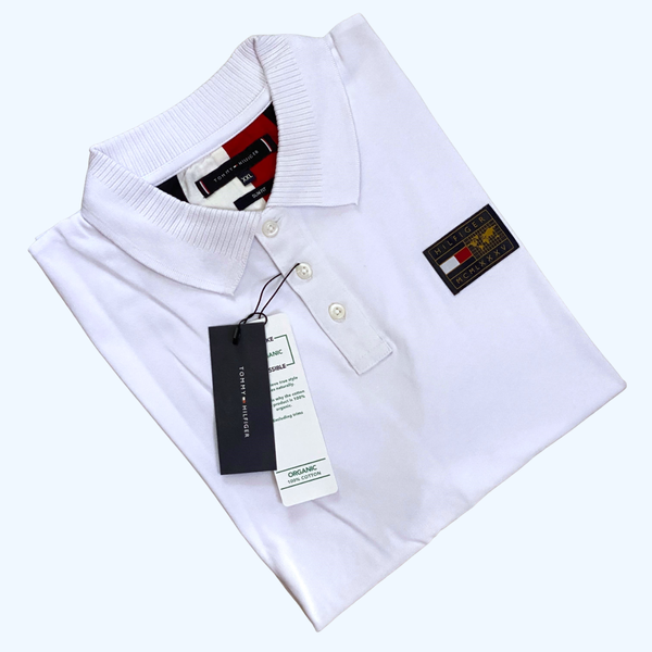 Tommy Hilfiger Men's White Polo T-shirt