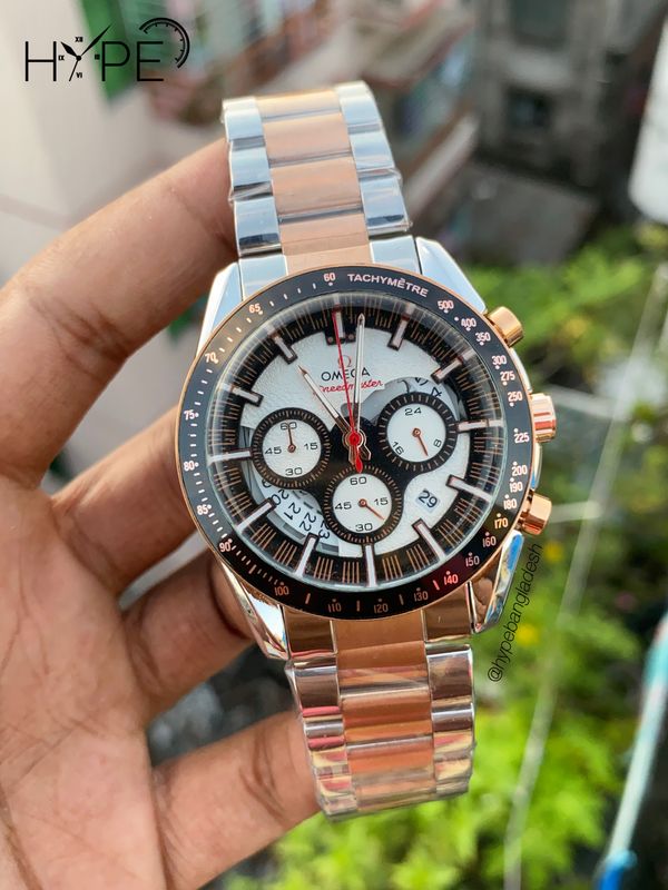 0mega chronograph (Rosegold)