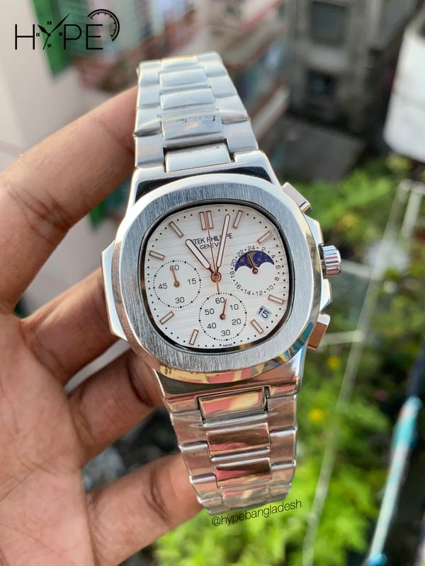PATEK chronograph (White)