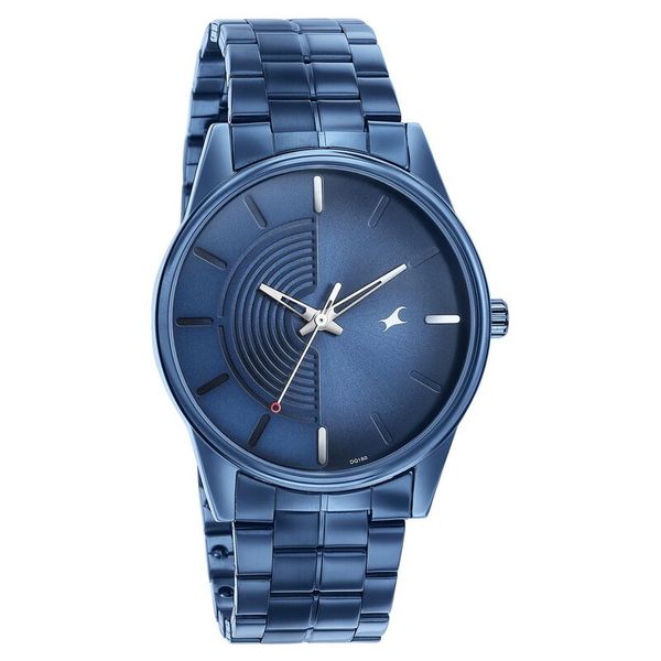 Fastrack 3305QM02 Stunnerse Quartz Analog Blue Dial With Blue Metal Strap Watch