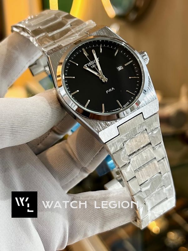 TISSOT PRX NONE CHRONO BLACK DIAL