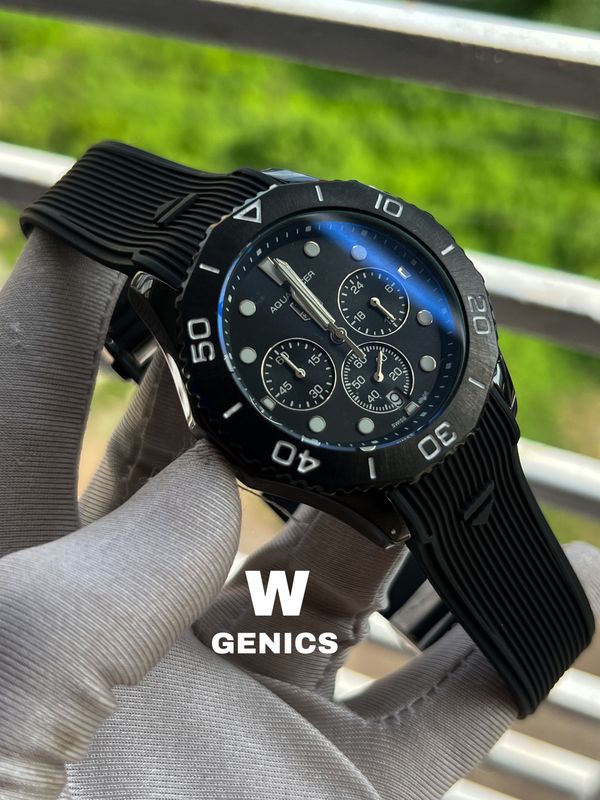 Tag Heur AQUARACER Black Case Black Dial Black Belt AA Grade