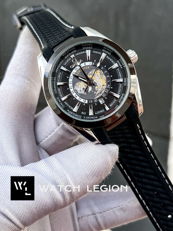 OMEGA WORLD TIMER BLACK