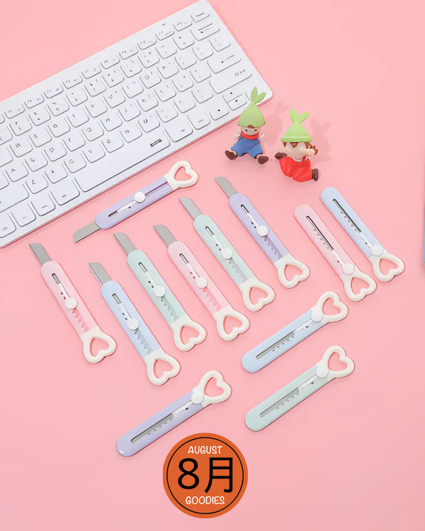 Kawaii heart shaped anti cutter