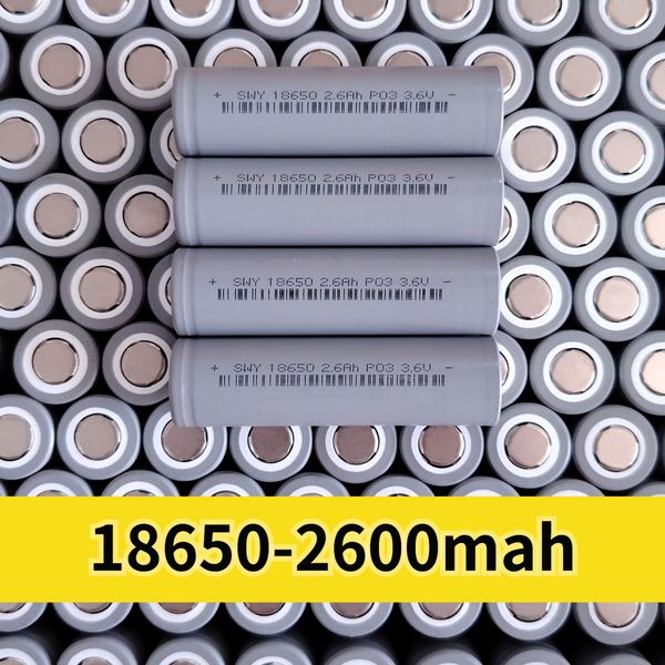 New 2600mAh 18650 Lithium Battery