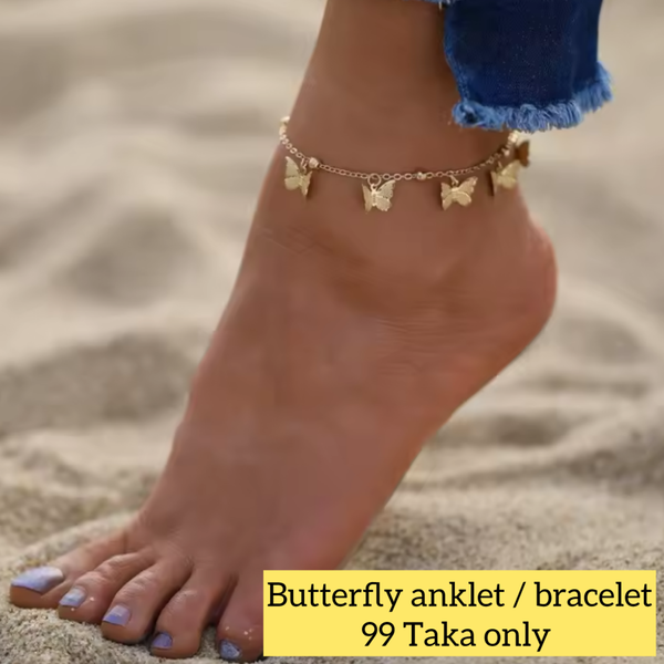 Butterfly anklet / bracelet99 Taka only ❤️