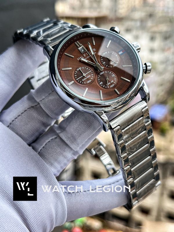 HILFIGER CH BROWN DIAL