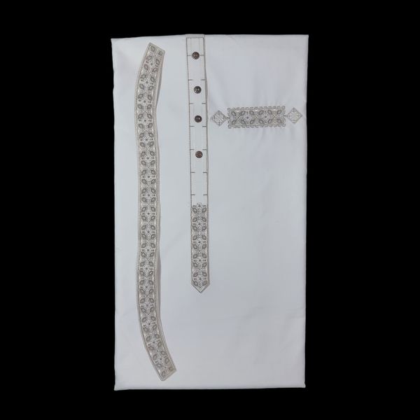 LUXURY EMBROIDERIES Panjabi [WHITE LOVER]