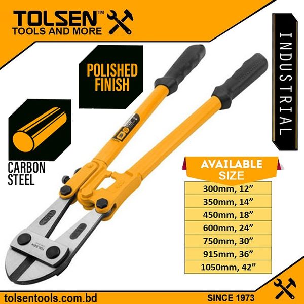 TOLSEN Bolt Cutter Heavy Duty ( 12" | 14" | 18" | 24"| 30" | 36" | 42" ) Rubber Grips
