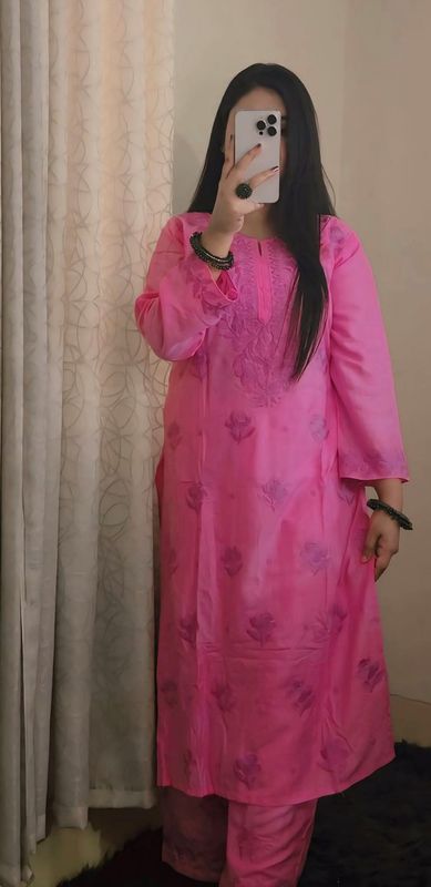 কটন এম্ব্রয়ডারি রেডিমেড টু-পিস