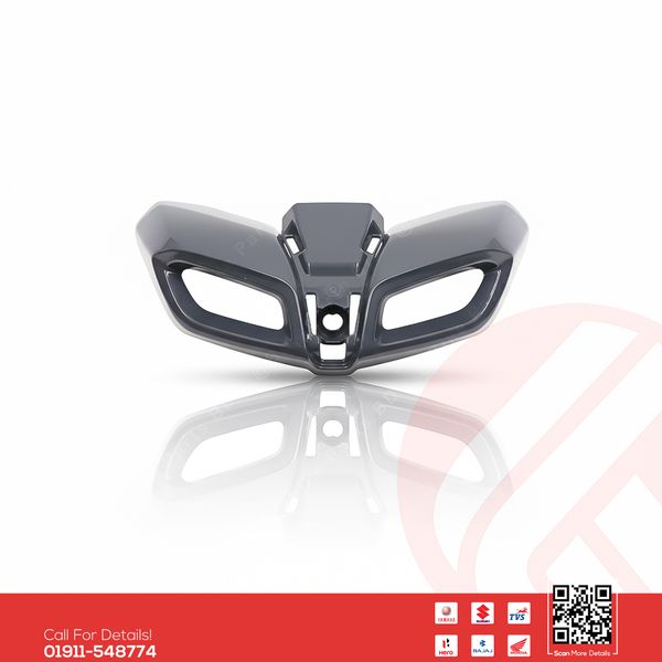 Pilot Light Mask or DRL Mask (Grey Colour) for Yamaha MT15 V1 & MT15 V2 bike.