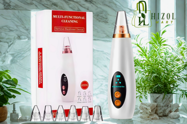 Rechargeable Blackhead Remover Machine for deep pore cleaning, acne & wrinkle removal.