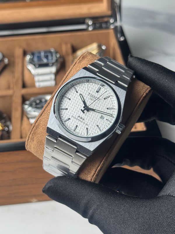 TISSOT PRX automatic white dial
