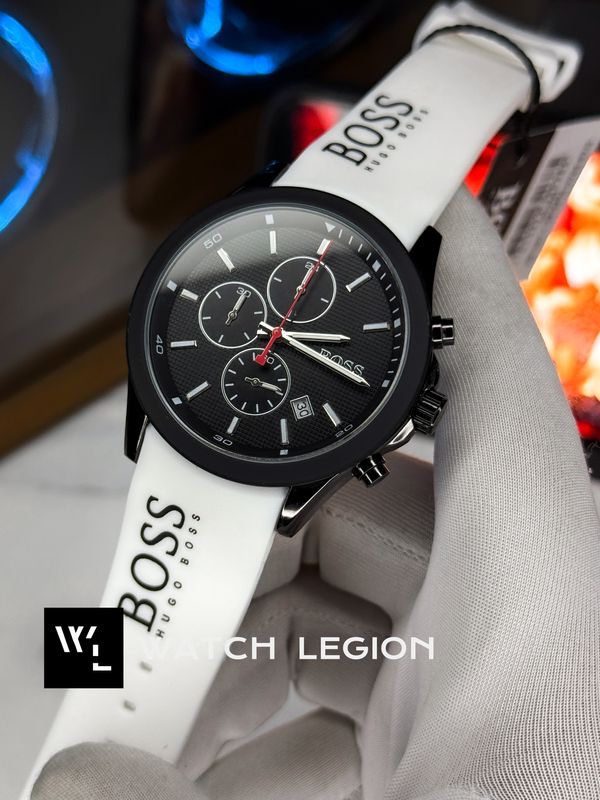 BOSS WHITE FIBER BELT CHRONO