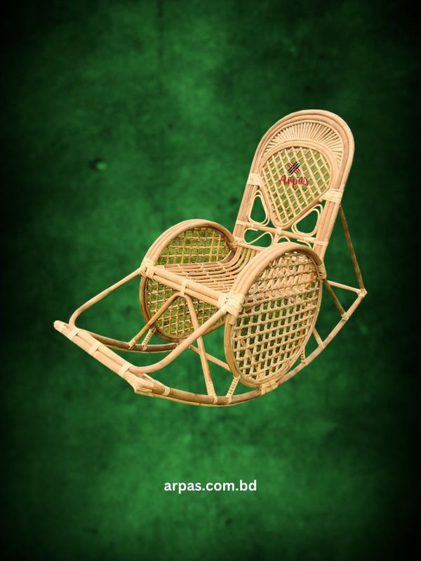 Cane Made Rocking Chair For Adults