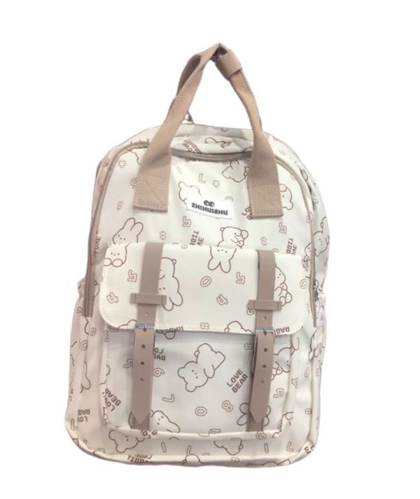 LoveBear Korean Printed Backpack