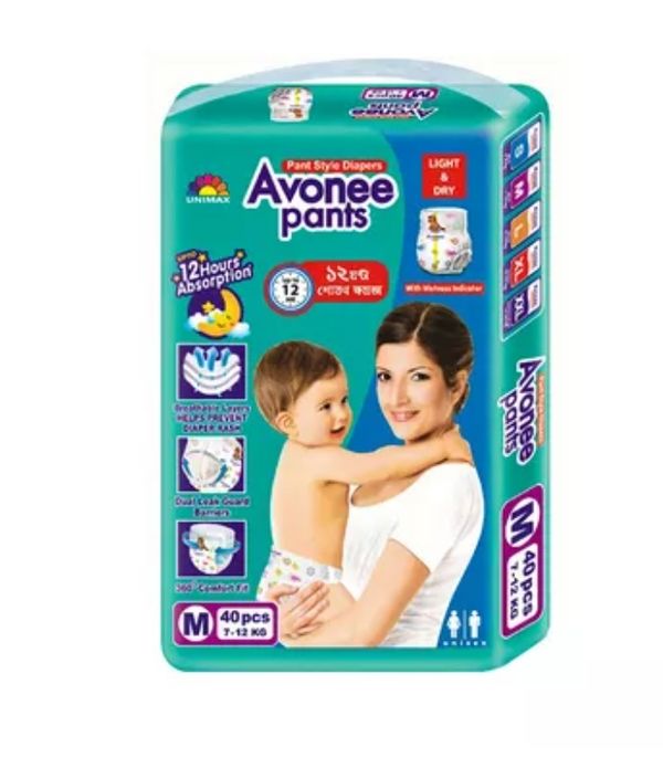 Avonee Midi 3 Baby Diaper Pant M 7-12 kg 40 pcs