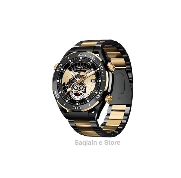 Remax Watch 17 Bluetooth calling Smartwatch -(Black/Gold)