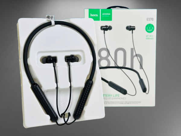 Bluetooth Neckband- Long Battery Backup (Hoco ES70)
