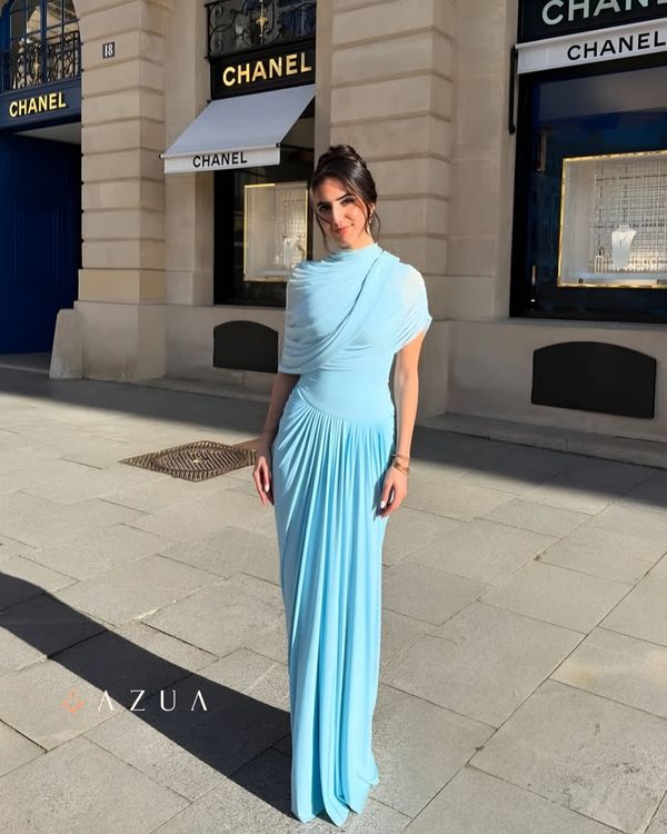 Cleopatra Blue Maxi Dress