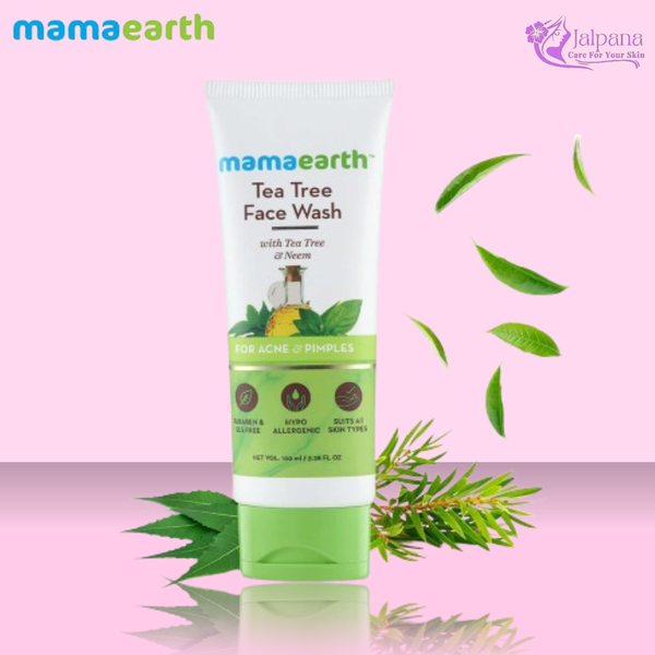Mama earth Tea Tree Natural Face Wash for Acne & Pimples Wash 100 ml