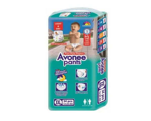 Avonee Pants Extra Large XXL (14-25KG) 34 pcs
