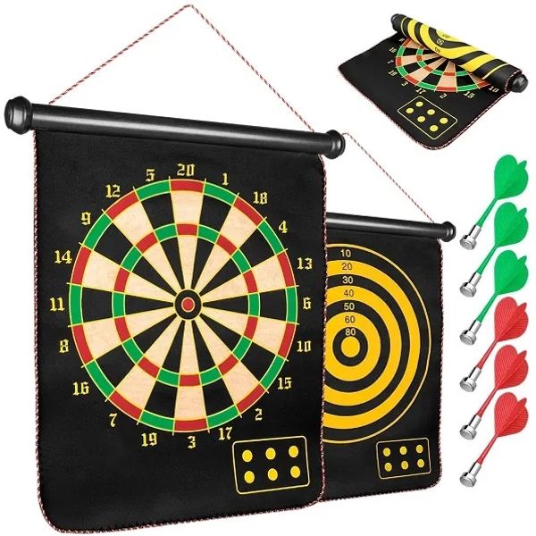 Magnetic Dart Board With Darts 15 inch