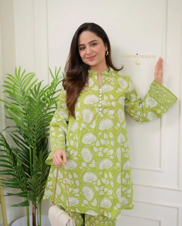Indian Floral Co-ord Set ।