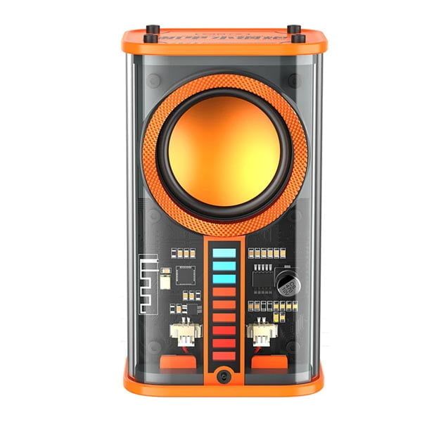 K07 Transparent Wireless Speaker- Black Color .