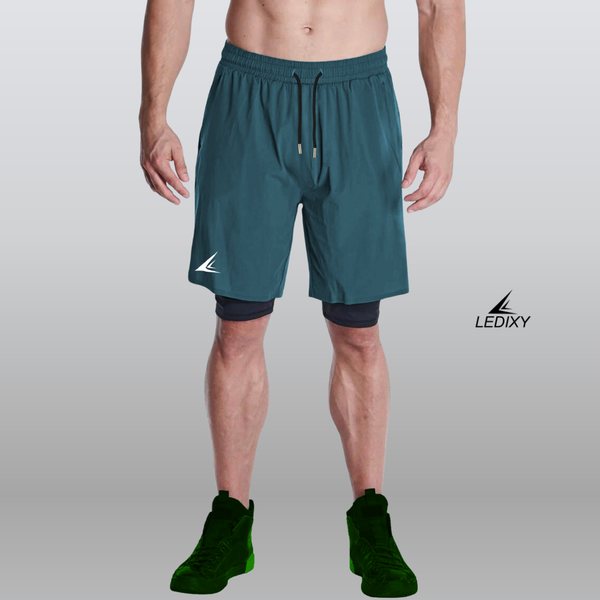 9" Inseam 2in1 Shorts for Men BSS05