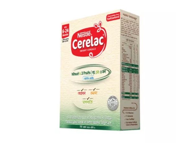 Nestle Cerelac 1 Wheat & Three Fruits (6 M+) 350 gm